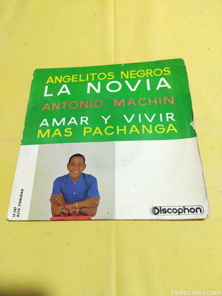 Discos de vinilo: SINGLE ANTONIO MACHIN - Foto 1