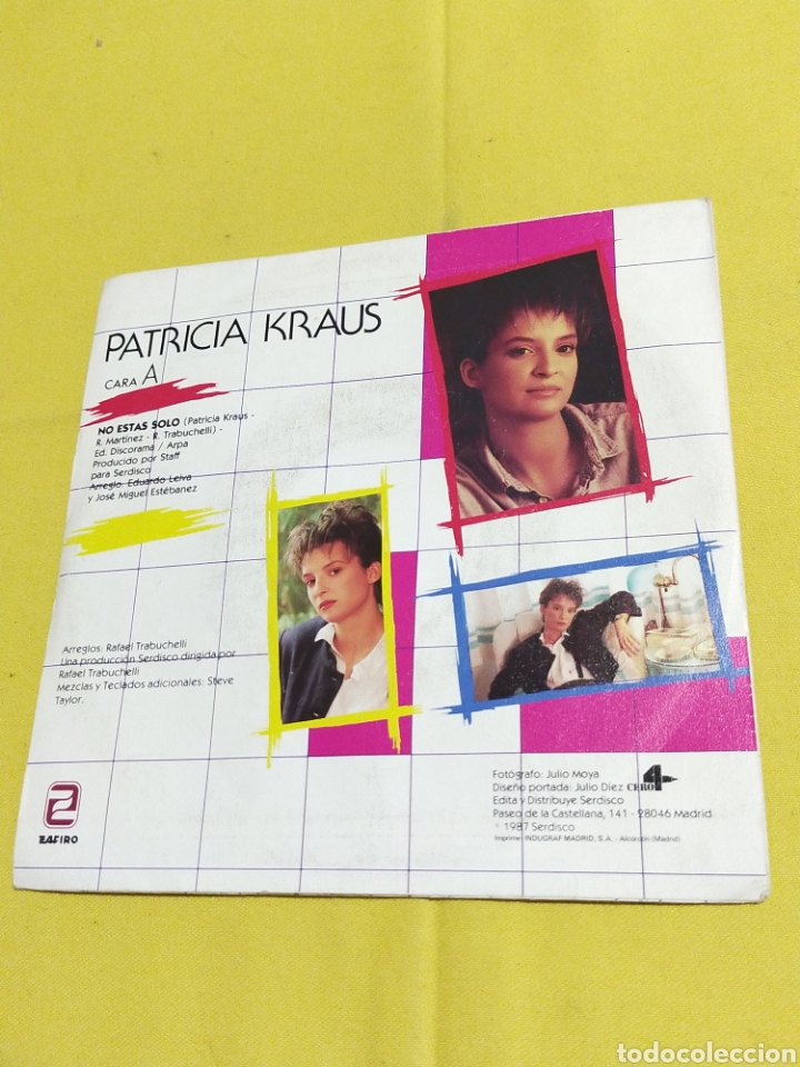 Discos de vinilo: SINGLE PATRICIA KRAUS - Foto 2