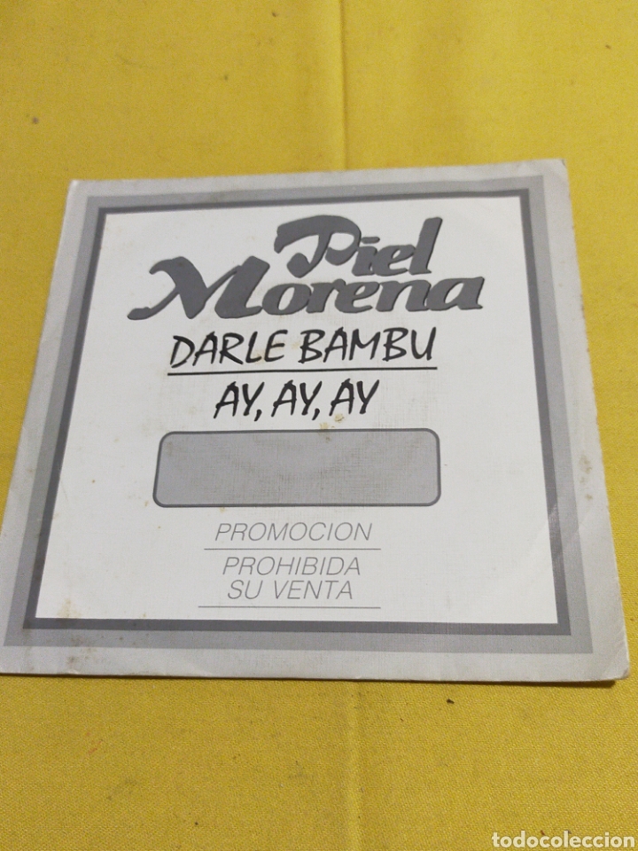 Discos de vinilo: SINGLE PIEL MORENA - Foto 1