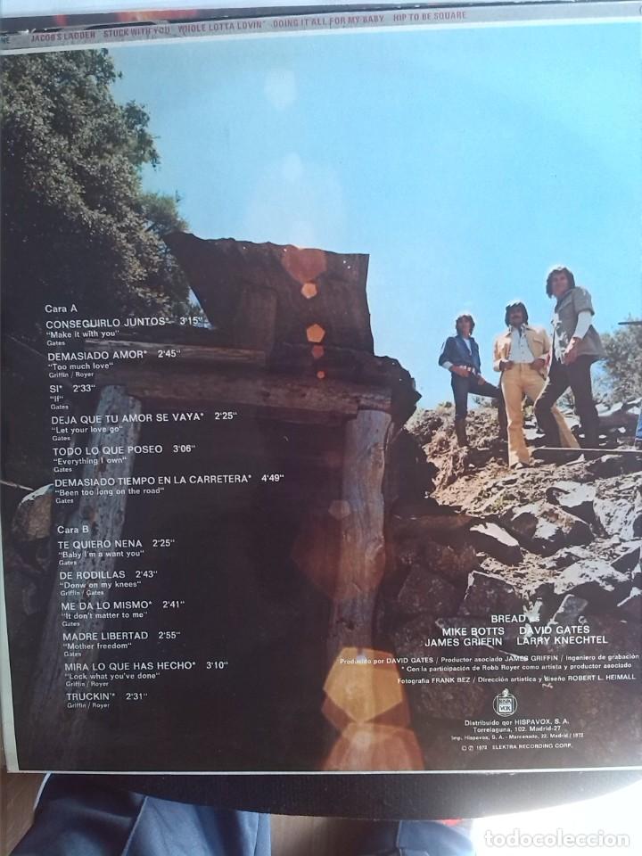 Discos de vinilo: BREAD - LO MEJOR DE A&Ntilde;O 1972 - Foto 2