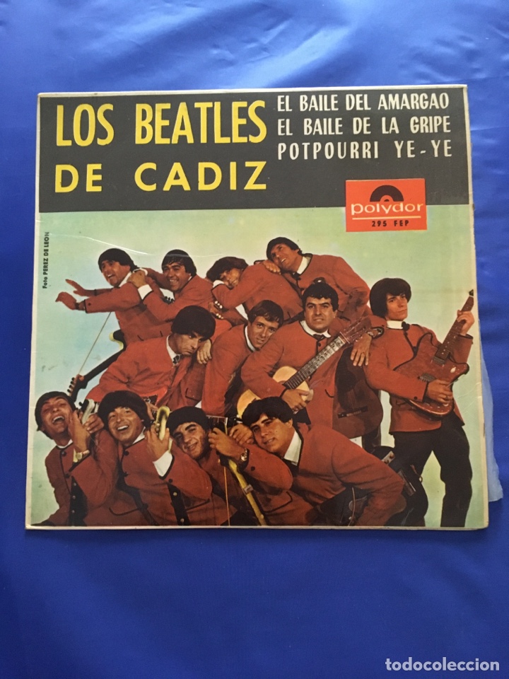 Discos de vinilo: DISCO VINILO SINGLE LOS BEATLES DE C&Aacute;DIZ - Foto 1