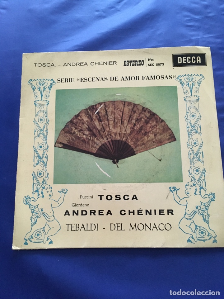 Discos de vinilo: DISCO VINILO SINGLE TOSCA PUCCINI - Foto 1