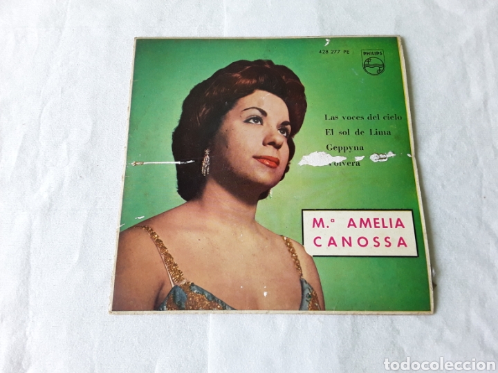 Disques de vinyle: MARIA AMELIA CANOSSA -- LAS VOCES DEL CIELO +3
