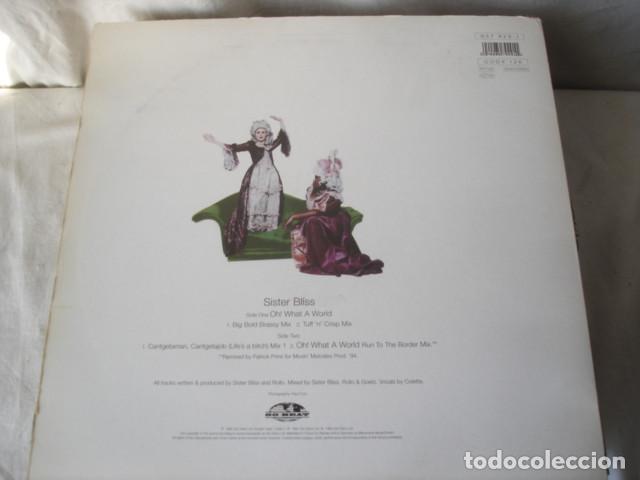 Discos de vinilo: Sister Bliss Oh! What A World - Foto 2