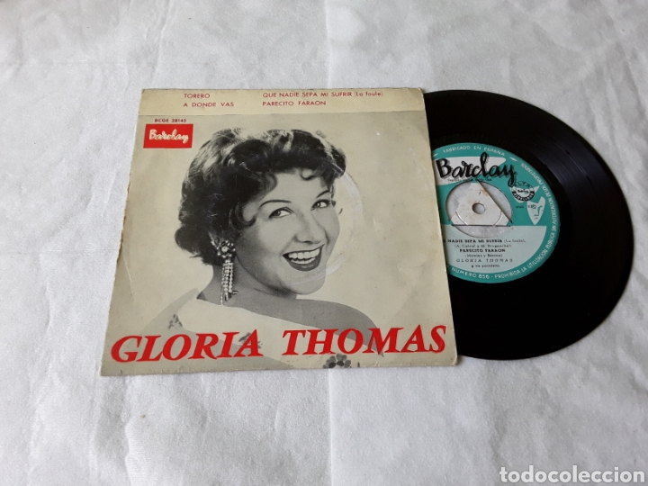 Discos de vinilo: GLORIA THOMAS -- TORERO +3 - Foto 3
