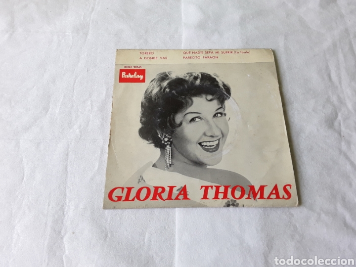 Discos de vinilo: GLORIA THOMAS -- TORERO +3 - Foto 1
