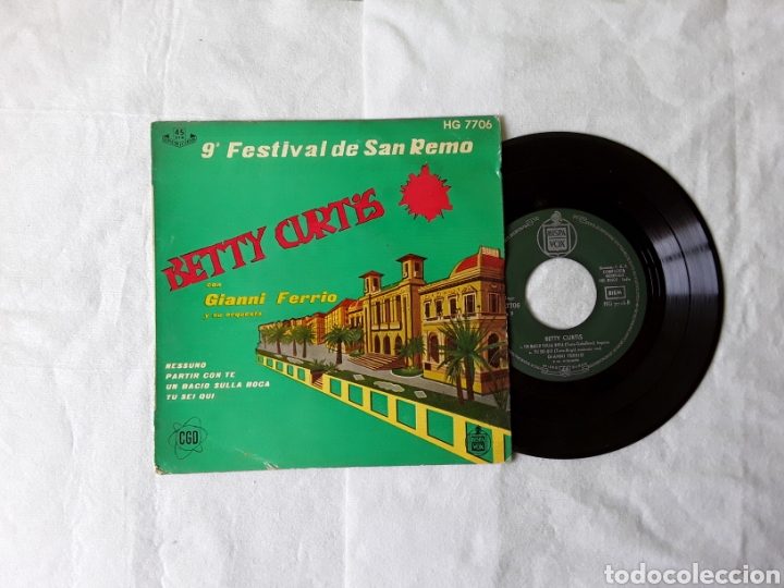 Discos de vinilo: BETTY CURTIS con GIANNI FERRIO -- MESSUNO+3 - Foto 3