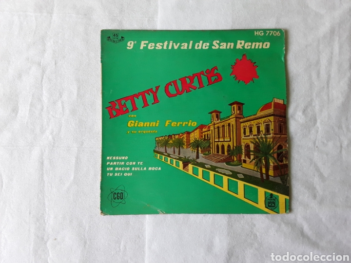 Discos de vinilo: BETTY CURTIS con GIANNI FERRIO -- MESSUNO+3 - Foto 1