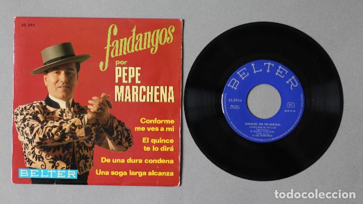 Discos de vinilo: PEPE MARCHENA// CONFORME ME VES A MI+3// EP// 1969// BELTER - Foto 3