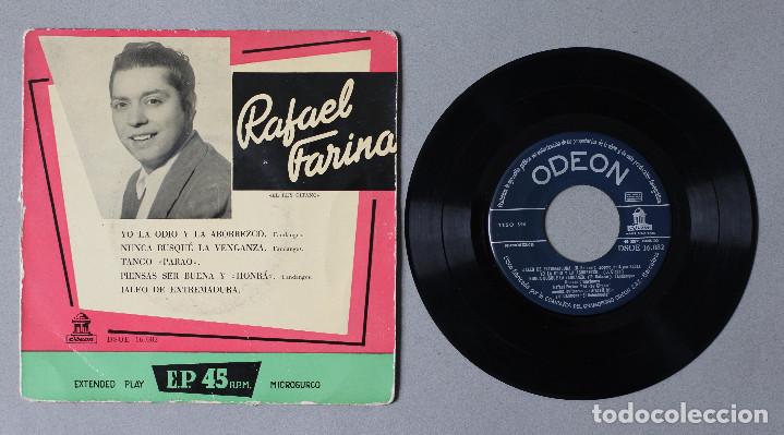 Discos de vinilo: RAFAEL FARINA// YO LA ODIO Y LA ABORREZCO+3// EP// ODEON - Foto 3