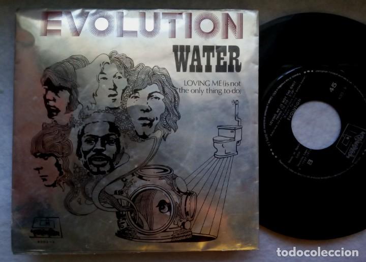Discos de vinilo: EVOLUTION - water / loving me - SINGLE 1970 - DIMENSION - Foto 1