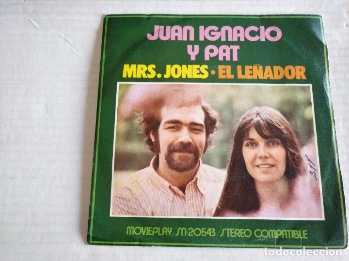 Discos de vinilo: JUAN IGNACIO Y PAT - MRS. JONES - SINGLE - Foto 1