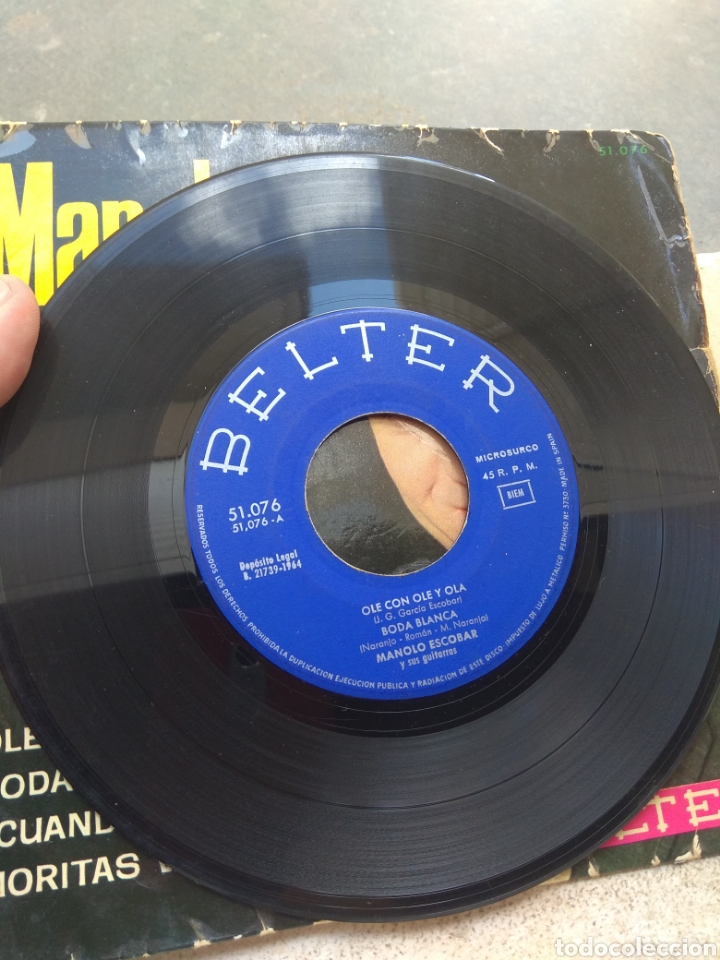 Discos de vinilo: Lote de Discos de Vinilo Manolo Escobar - Belter - - Foto 4