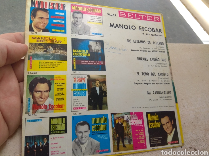 Discos de vinilo: Lote de Discos de Vinilo Manolo Escobar - Belter - - Foto 12