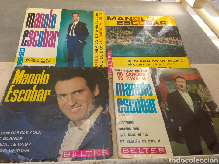 Discos de vinilo: Lote de Discos de Vinilo Manolo Escobar - Belter - - Foto 1