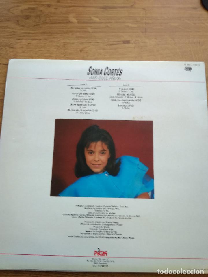 Discos de vinilo: SONIA CORTES / MIS DOCE A&Ntilde;OS - Foto 2
