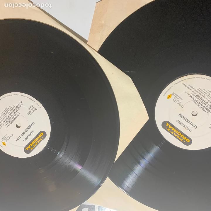 Discos de vinilo: doble lp gatefold Hawkwind &lrm;&ndash; Levitation / Hawkwind Live edicion UK de 1988 - Foto 4