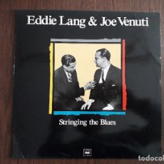 Discos de vinilo: DISCO VINILO LP, MAESTROS DEL JAZZ, EDDIE LANG & JOE VENUTI, STRINGING THE BLUES. CBS LSP 982319-1