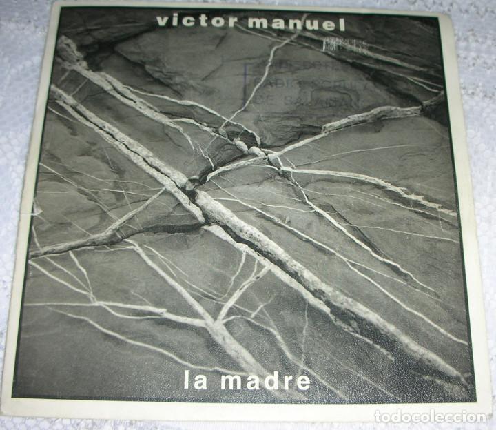 Discos de vinilo: VICTOR MANUEL - LA MADRE - SINGLE 1988 - Foto 2