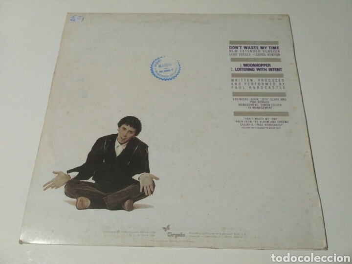 Discos de vinilo: Paul Hardcastle - Dont Waste My Time - Foto 2