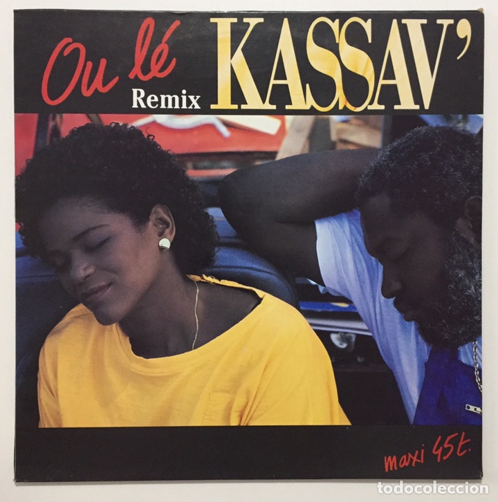 Discos de vinilo: MAXI KASSAV&rsquo; - OU L&Eacute; (Remix) - Spain 1990 - Foto 1