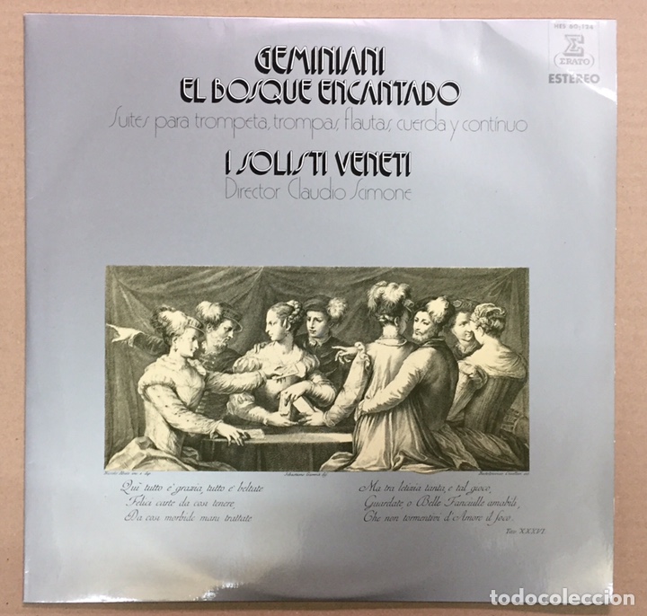 Discos de vinilo: LP FRANCESCO GEMINIANI EL BOSQUE ENCANTADO 1971 - Foto 1