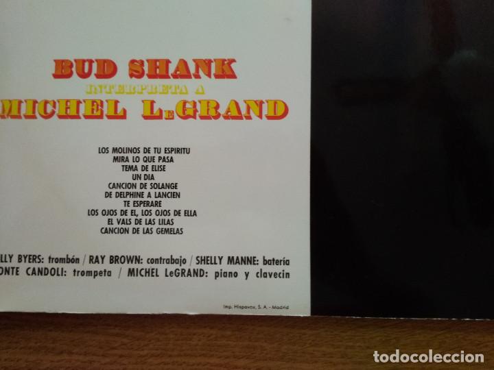 Discos de vinilo: BUD SHANK INTERPRETA A MICHEL LEGRAND - Foto 3