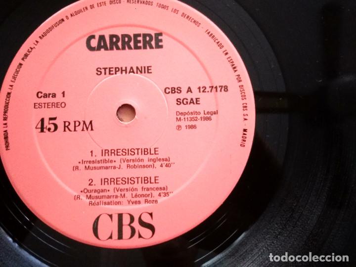 Discos de vinilo: STEPHANIE / IRRESISTIBLE - Foto 4