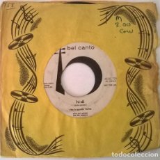 Discos de vinilo: THE LE GARDE TWINS. ROLL' N ROCK THAT HULA HOOP/ HI-DI. BEL CANTO, USA 1958 SINGLE PROMOCIONAL. Lote 203539337