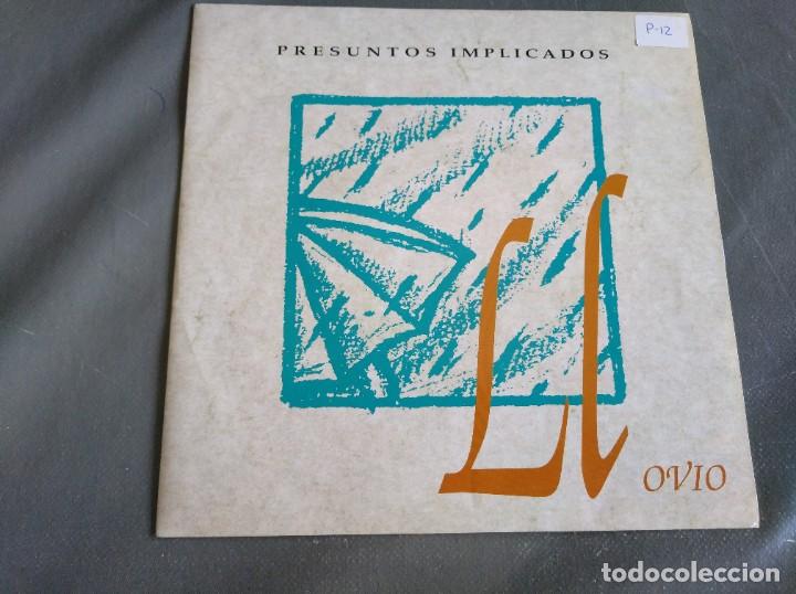 Discos de vinilo: PRESUNTOS IMPLICADOS - LLOVI&Oacute; - SINGLE PROMO - Foto 1