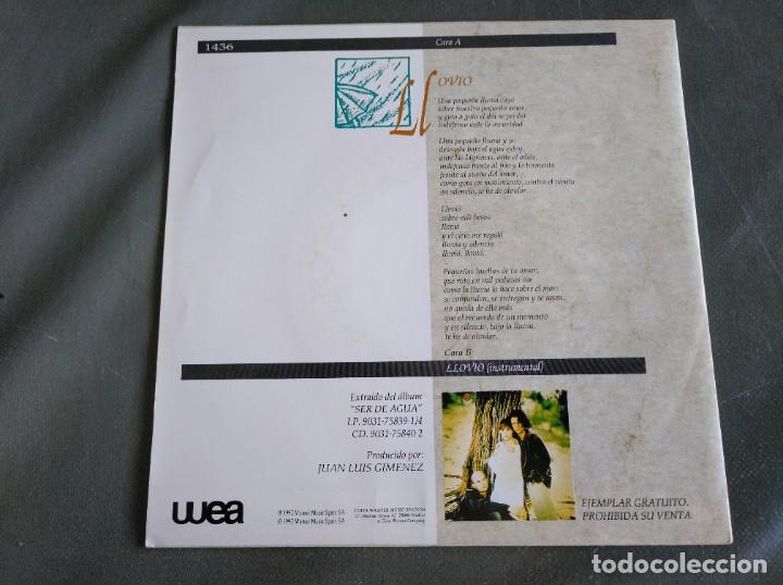 Discos de vinilo: PRESUNTOS IMPLICADOS - LLOVI&Oacute; - SINGLE PROMO - Foto 2