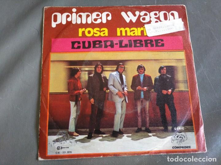 Discos de vinilo: PRIMER WAGON - ROSA MAR&Iacute;A - SINGLE - Foto 1