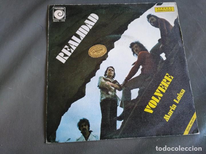 Discos de vinilo: REALIDAD - VOLVER&Eacute; - SINGLE- - Foto 1