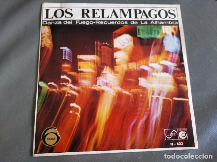 Discos de vinilo: LOS RELAMPAGOS - DANZA DEL FUEGO - SINGLE - Foto 1