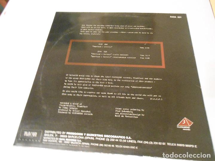 Discos de vinilo: MAXI SINGLE AMERICAN - SOVIETS. C.C.C.P. 1987 - Foto 2