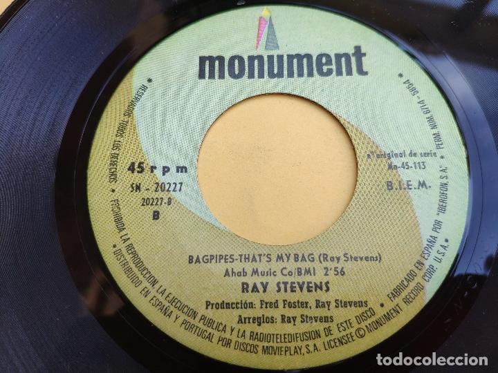 Discos de vinilo: RAY STEVENS - 45 Spain PS - MINT * GUITARZAN * 1969 - Foto 4