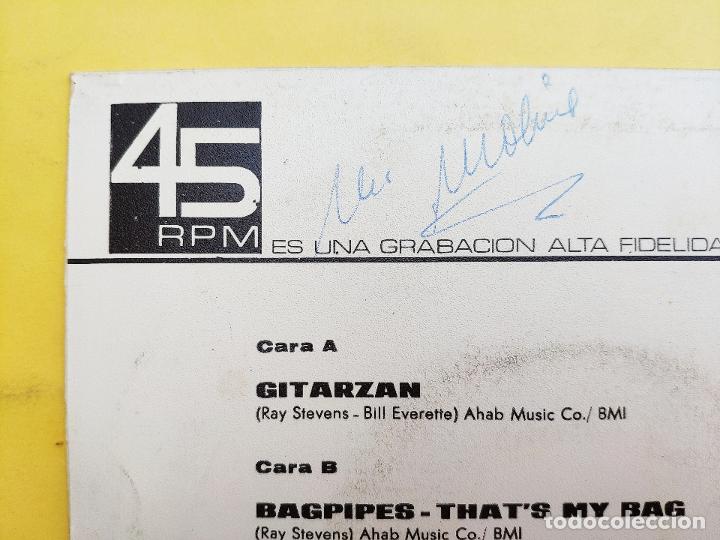 Discos de vinilo: RAY STEVENS - 45 Spain PS - MINT * GUITARZAN * 1969 - Foto 5