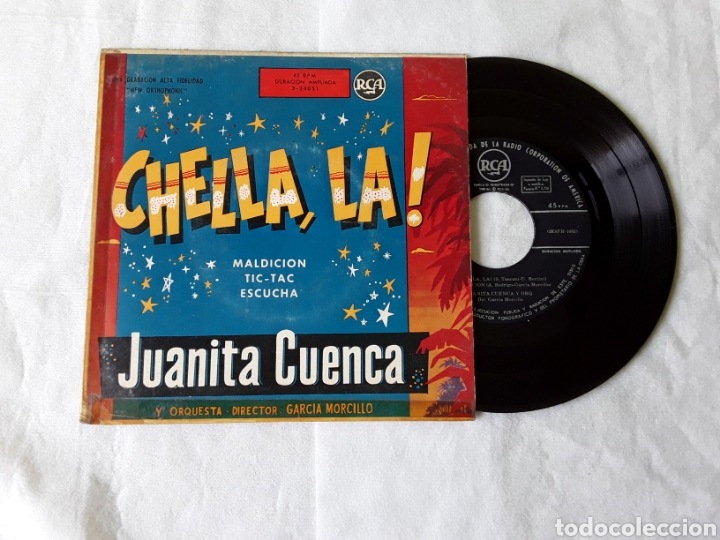 Discos de vinilo: JUANITA CUENCA -- CHELLA, LA+3 - Foto 3