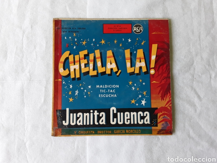 Discos de vinilo: JUANITA CUENCA -- CHELLA, LA+3 - Foto 1