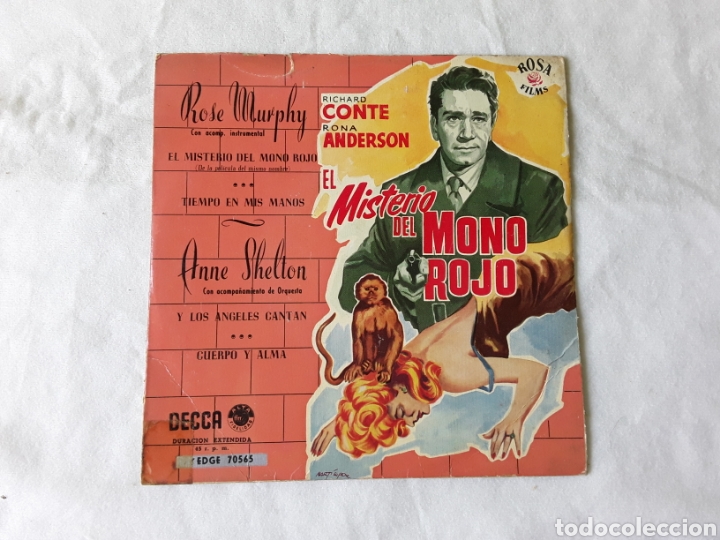 Discos de vinilo: EL MISTERIO DEL MONO ROJO - Foto 1