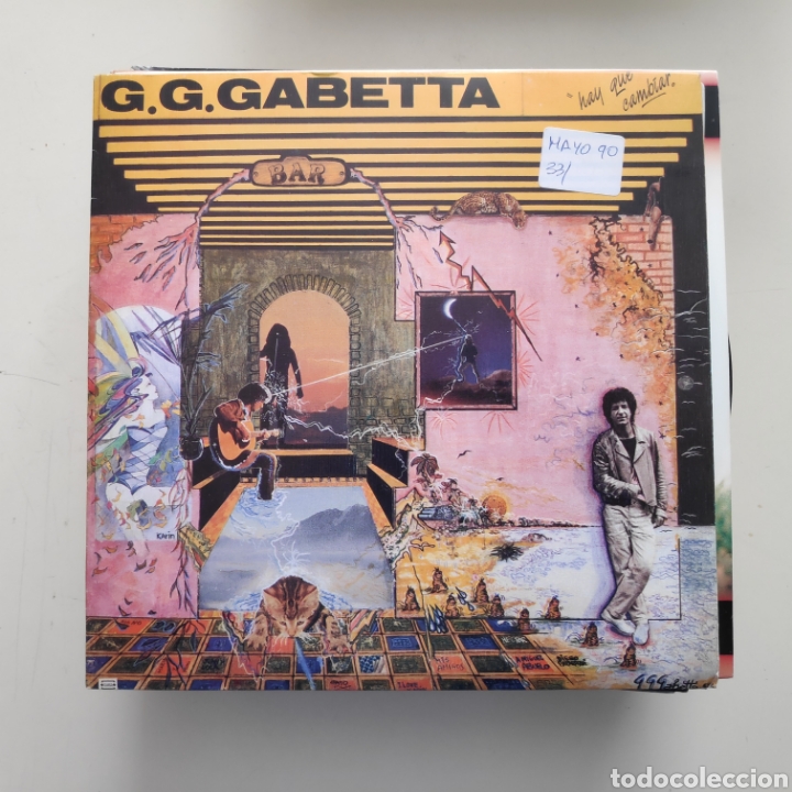 Disques de vinyle: NT G.G. GABETTA - YA NO PIERDO MAS TIEMPO 1989 CON INFO PARA PRENSA RADIO SPAIN SINGLE VINILO