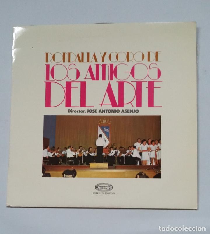 Discos de vinilo: RONDALLA Y CORO DE LOS AMIGOS DEL ARTE. JOSE ANTONIO ASENJO. LP. TDKDA72