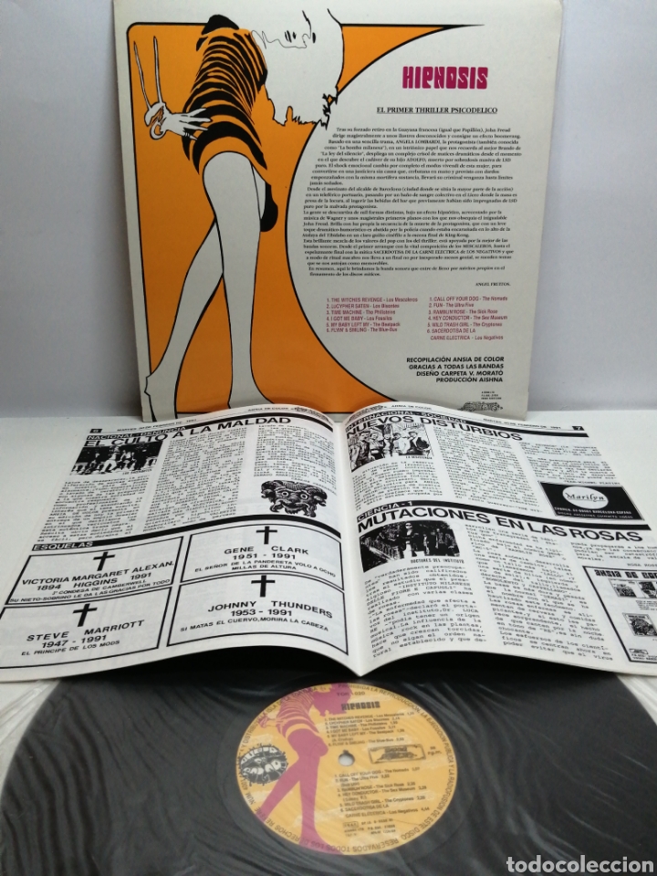 Discos de vinilo: HIPNOSIS, VV.AA. (ANSIA 1991) LIBRETO - Foto 2