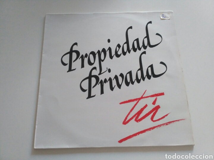 Discos de vinilo: Propiedad Privada - T&uacute; (LP) - Foto 1