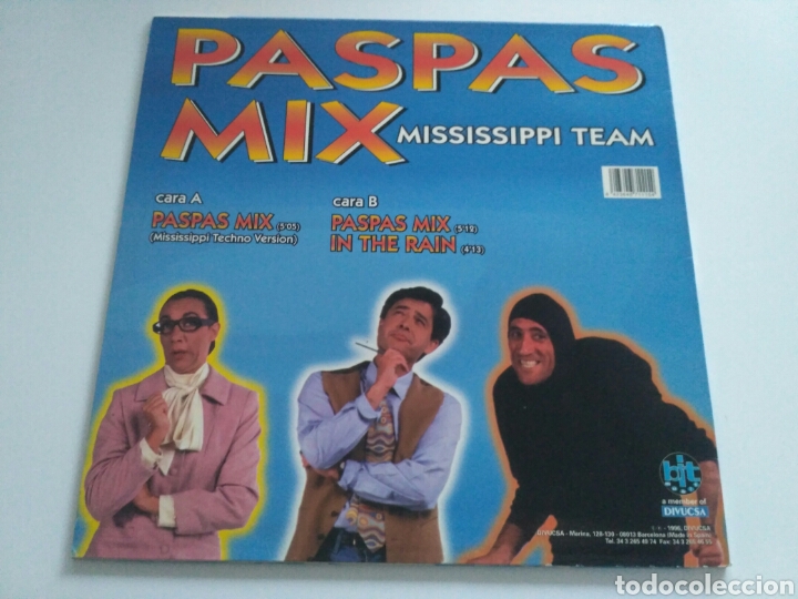 Discos de vinilo: Mississippi Team - Paspas Mix - Foto 2
