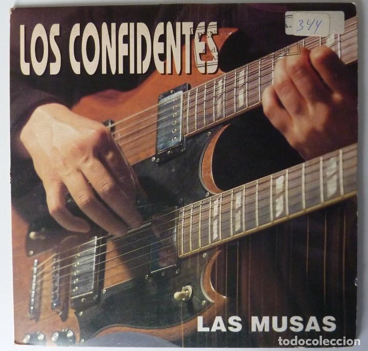 Discos de vinilo: LOS CONFIDENTES // LAS MUSAS // 1991 // SINGLE - Foto 1