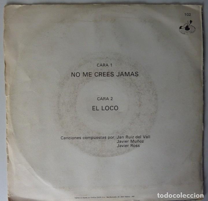 Discos de vinilo: MADRID EXPRESS // NO ME CREES JAMAS // 1987 // SINGLE - Foto 2