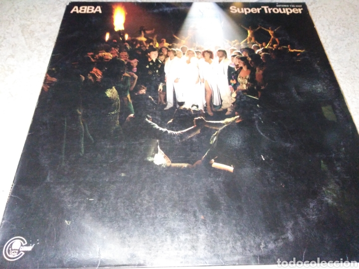 Discos de vinilo: ABBA-SUPER TROUPER-ORIGINAL ESPA&Ntilde;OL-CONTIENE ENCARTE