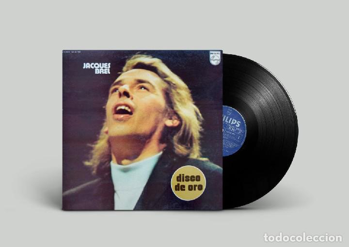 Discos de vinilo: Jacques Brel &lrm;&ndash; Disco De Oro - Foto 1