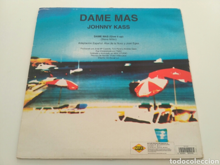 Discos de vinilo: Johnny Kass - Dame M&aacute;s - Foto 2